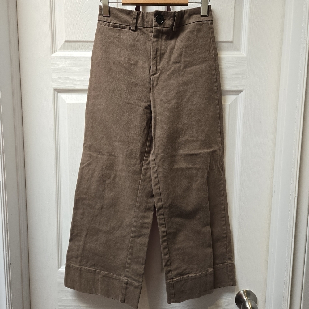 Frank & Oak Josephine Cropped Wide-leg Pants - Picture 2 of 9